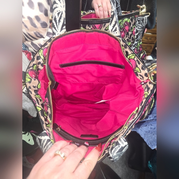 🍁🍂Y2k Vintage Betsey Johnson Cherry Tote - Picture 5 of 8